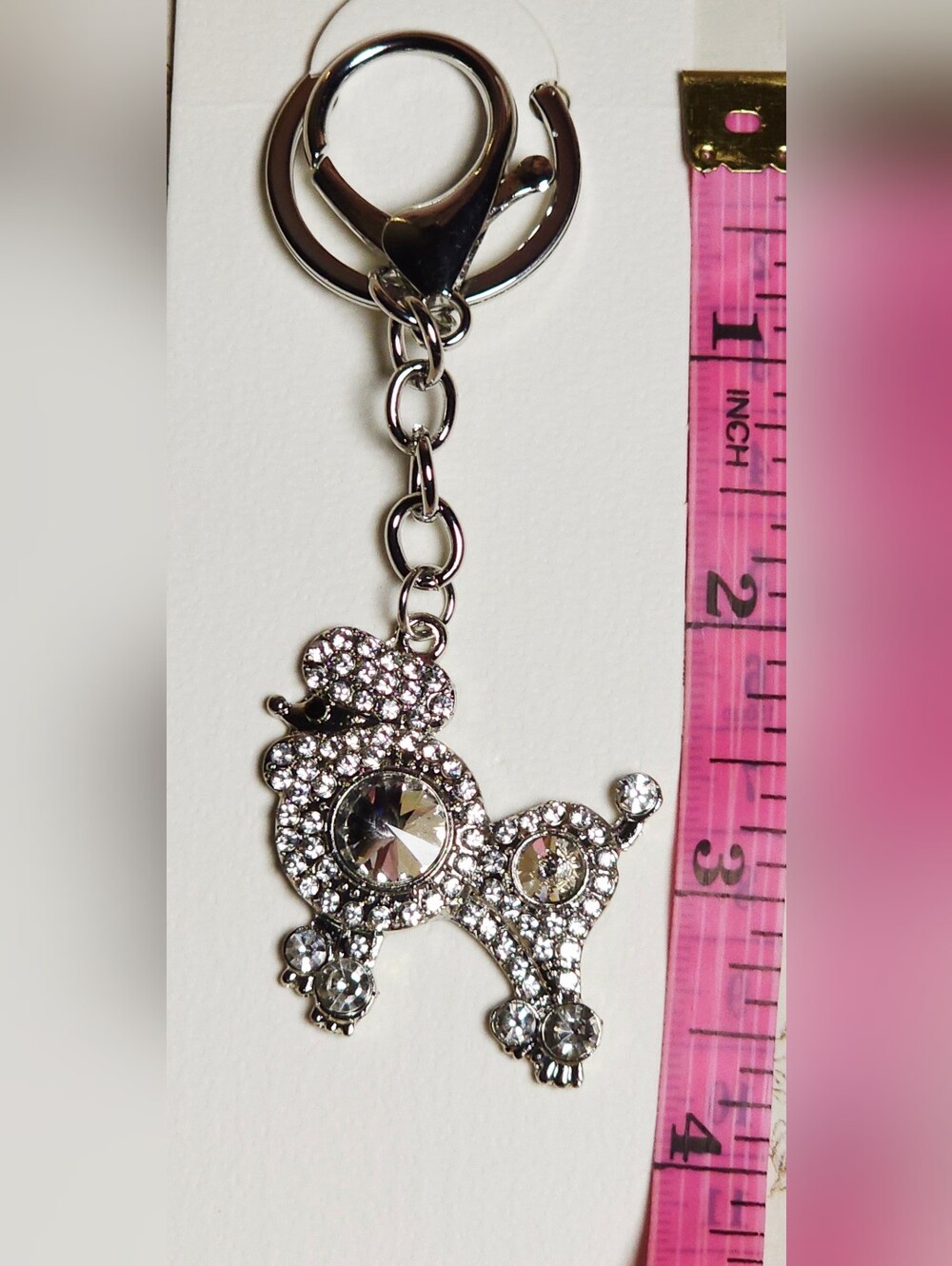 🌟 NWT Crystal Rhinestone Bag Charm & Keychain — Pick Your Style! 🌟 - Picture 10 of 10